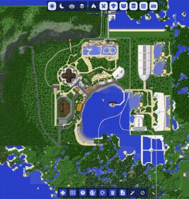 Jurassic World Map for Minecraft PE