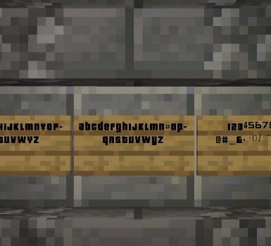 Better Fonts Mod for Minecraft PE