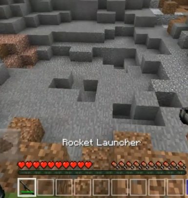 Rocket Launcher Mod for Minecraft PE